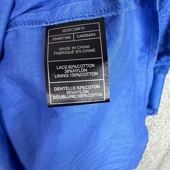 BB Dakota Lace Dress Sz 2 Royal Blue Fit & Flare Cocktail Party Wedding Guest - Picture 7 of 15